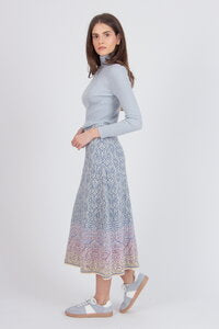 SKIRT ORNAMENT PATTERN - OFF WHITE