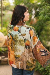 KIMONO  CARDIGAN - SECRET GARDEN