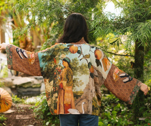 KIMONO  CARDIGAN - SECRET GARDEN