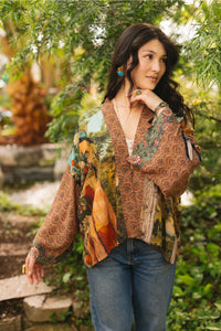 KIMONO  CARDIGAN - SECRET GARDEN