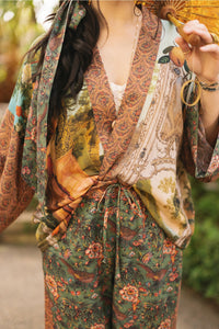 KIMONO  CARDIGAN - SECRET GARDEN