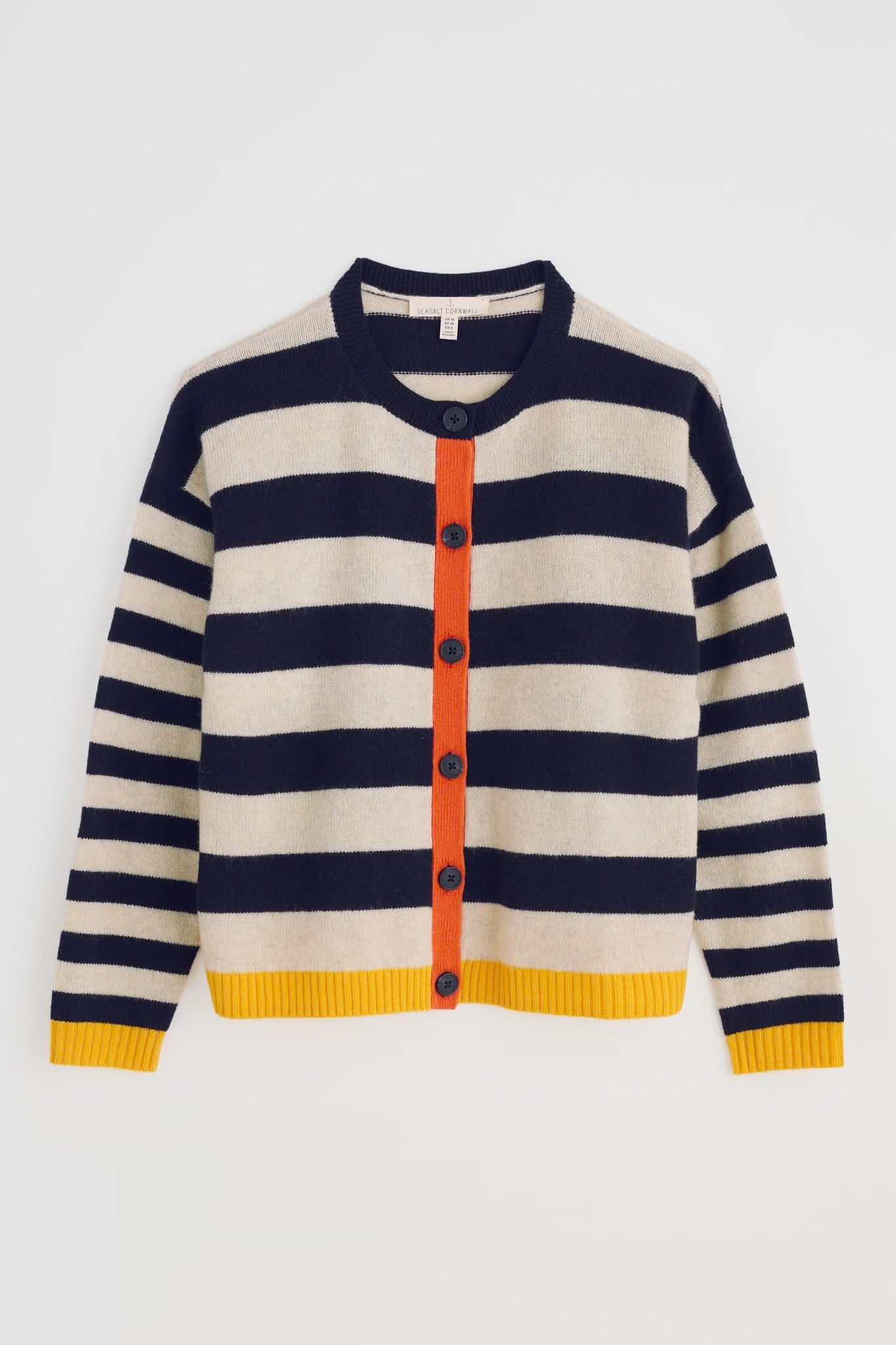PINWELL CARDIGAN - BRIGHT SHAPE MARITIME MIX