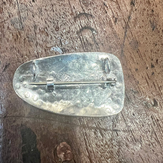 STERLING SILVER CAT BROOCH/PENDANT