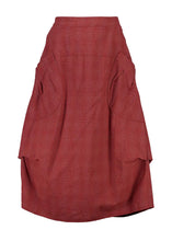 Load image into Gallery viewer, MILWAUKEE TEXTURED SKIRT - BURNT ORANGE