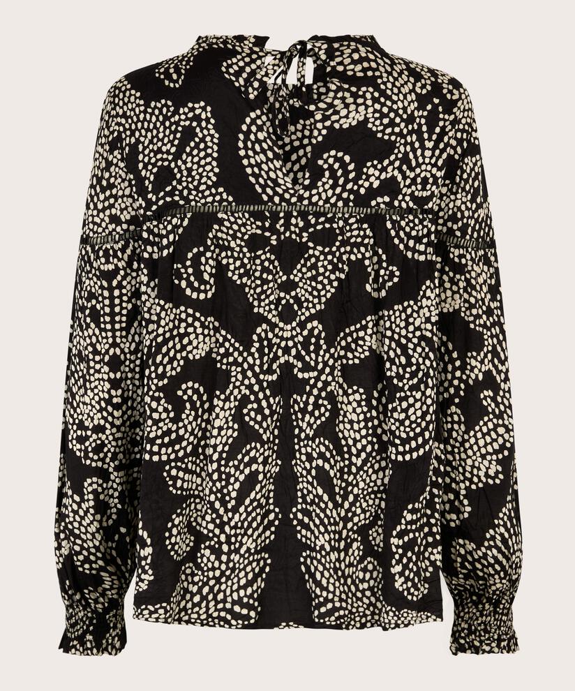 DODILIA BLOUSE - BLACK PRINT