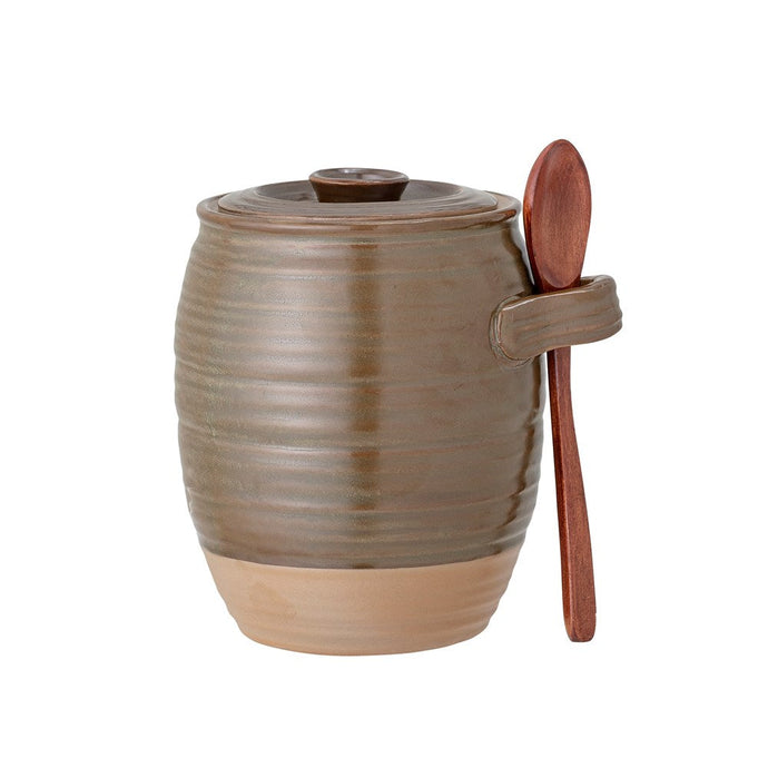 MOSS JAR WITH LID & SPOON
