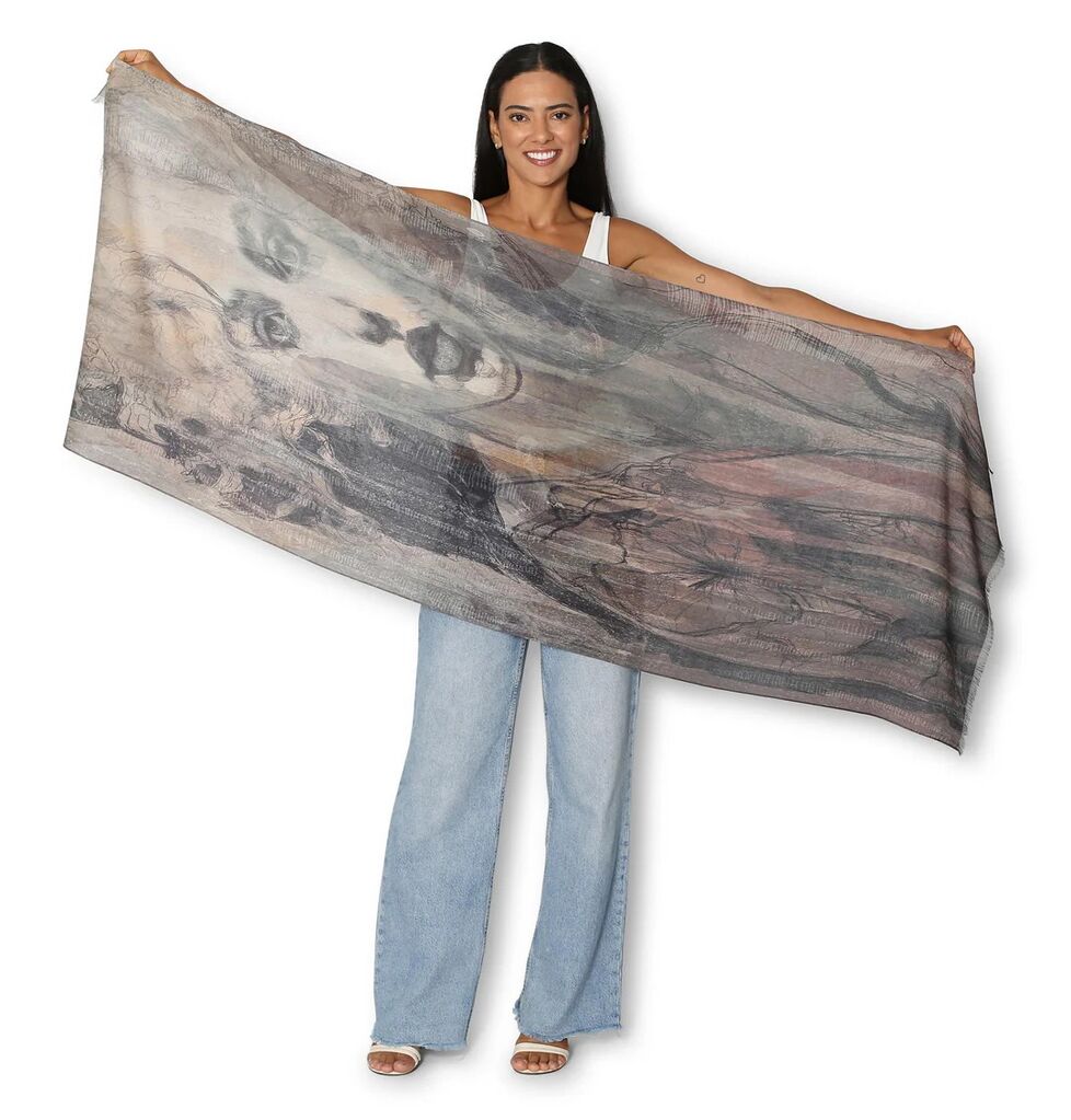 THE ARTIST’S LABEL SCARF - WOOL - UTSUKUSHII