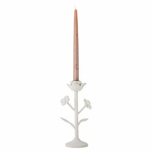 Load image into Gallery viewer, RANIN WHITE FLORAL CANDLEHOLDER