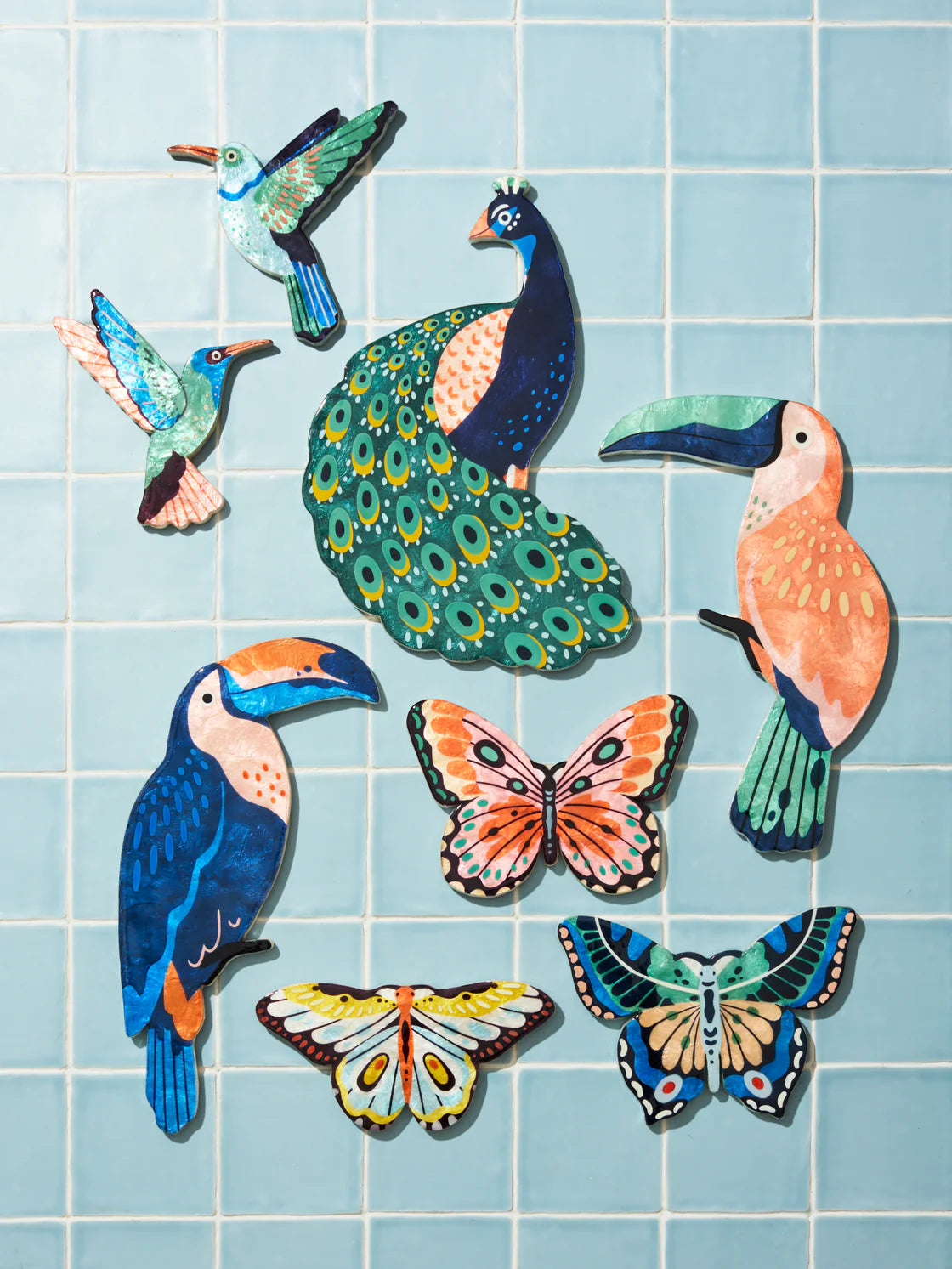 CANOPY NAVY TOUCAN WALL ART