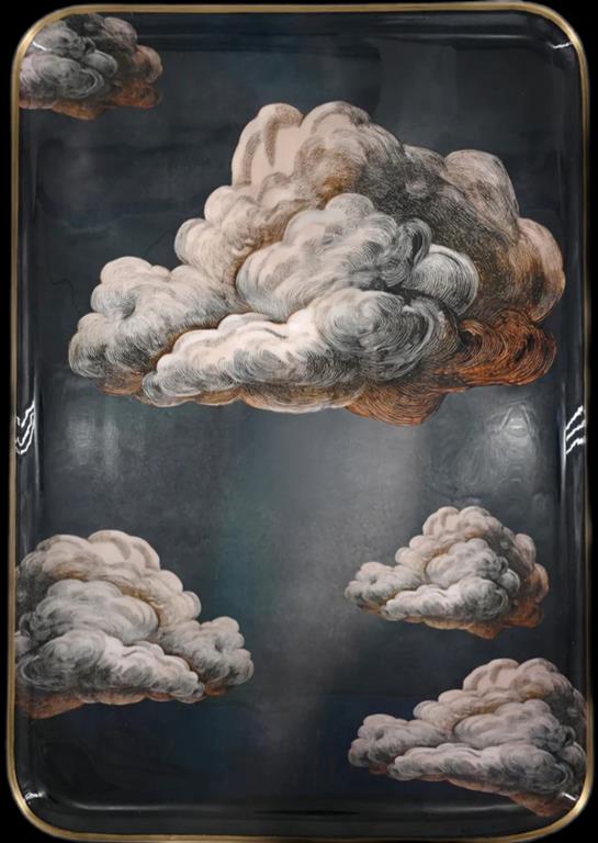 CLOUDS GRIS LARGE TRAY