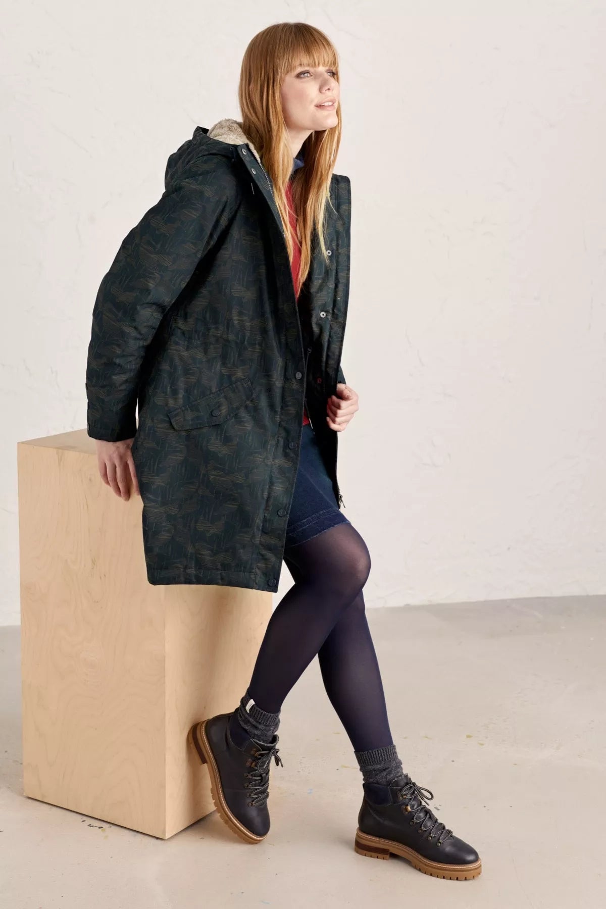 PLANT HUNTER 2 - TIN CLOTH RAIN JACKET - CURLEWS DARK NIGHT