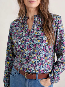 SEAFLOW TOP - FLORAL MOOR MARITIME