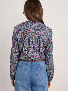 SEAFLOW TOP - FLORAL MOOR MARITIME