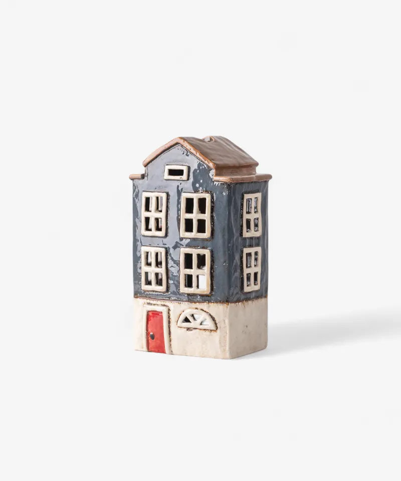 NORDIC NAVY TEALIGHT HOUSE