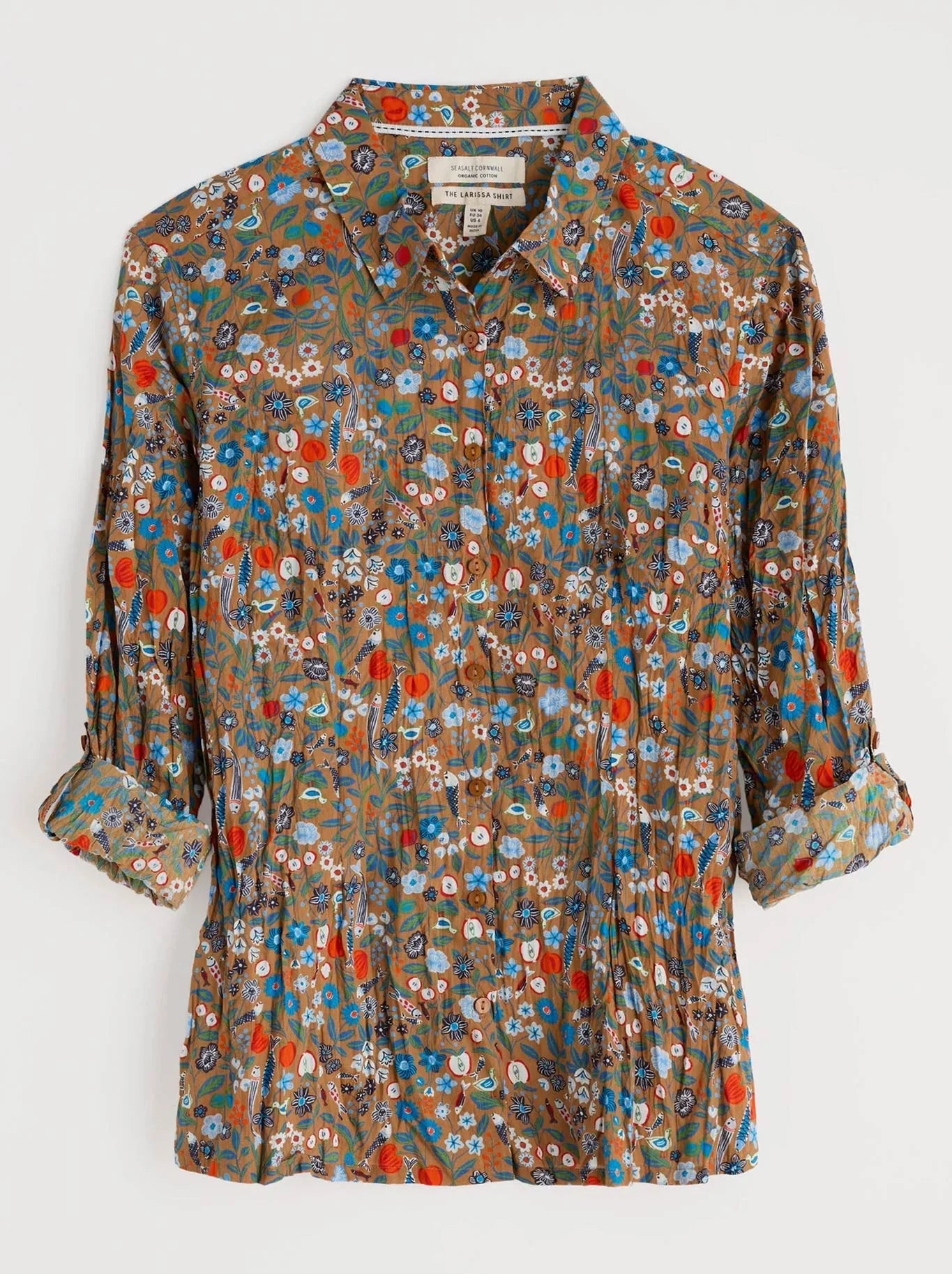 LARISSA SHIRT - STILL LIFE BASKET