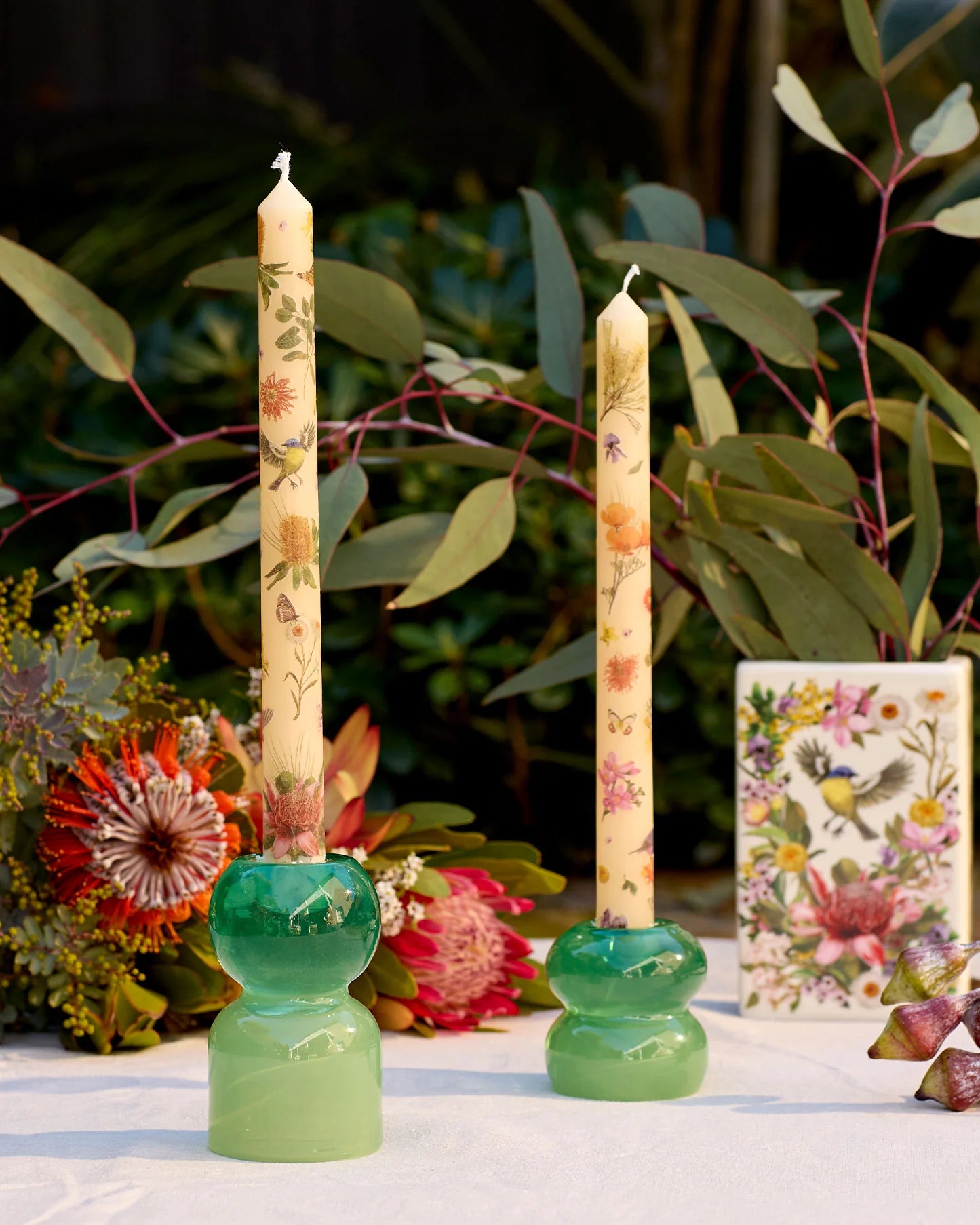 TAPER CANDLE SET - BOTANICAL BLOOMS