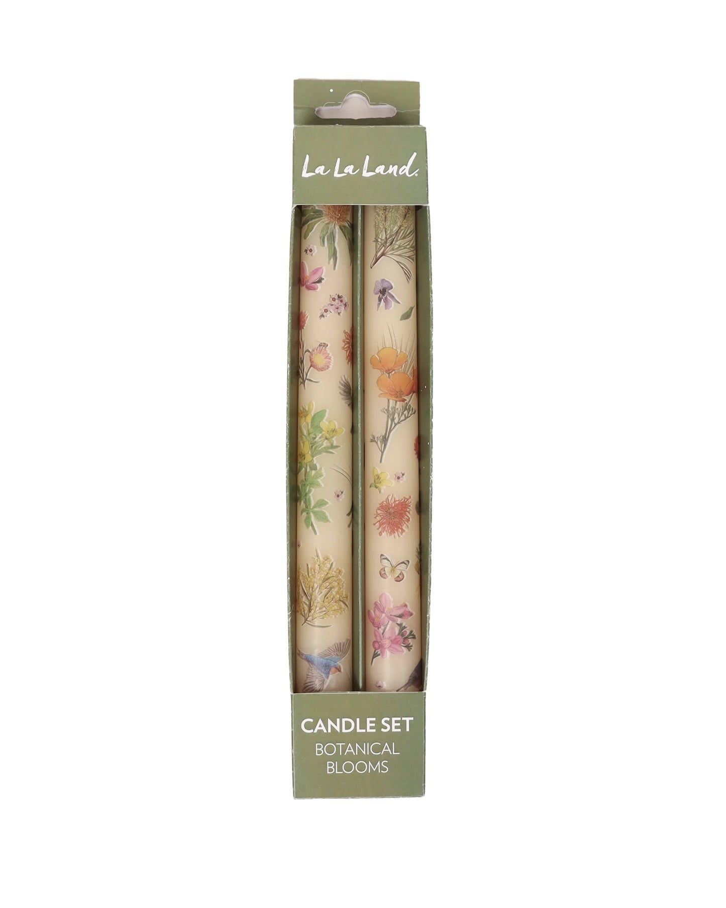 TAPER CANDLE SET - BOTANICAL BLOOMS
