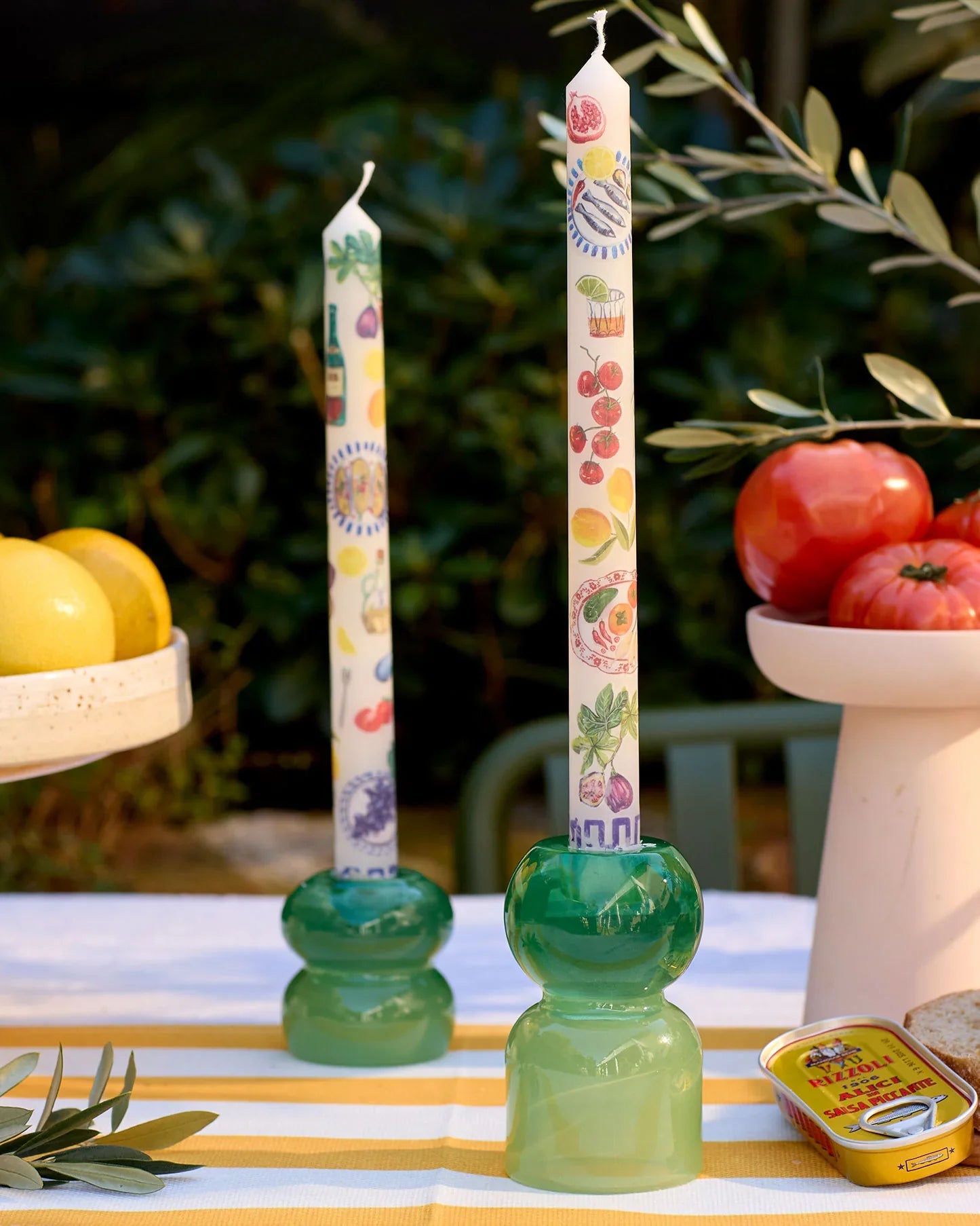 TAPER CANDLE SET - MEDITERRANEAN SUMMER