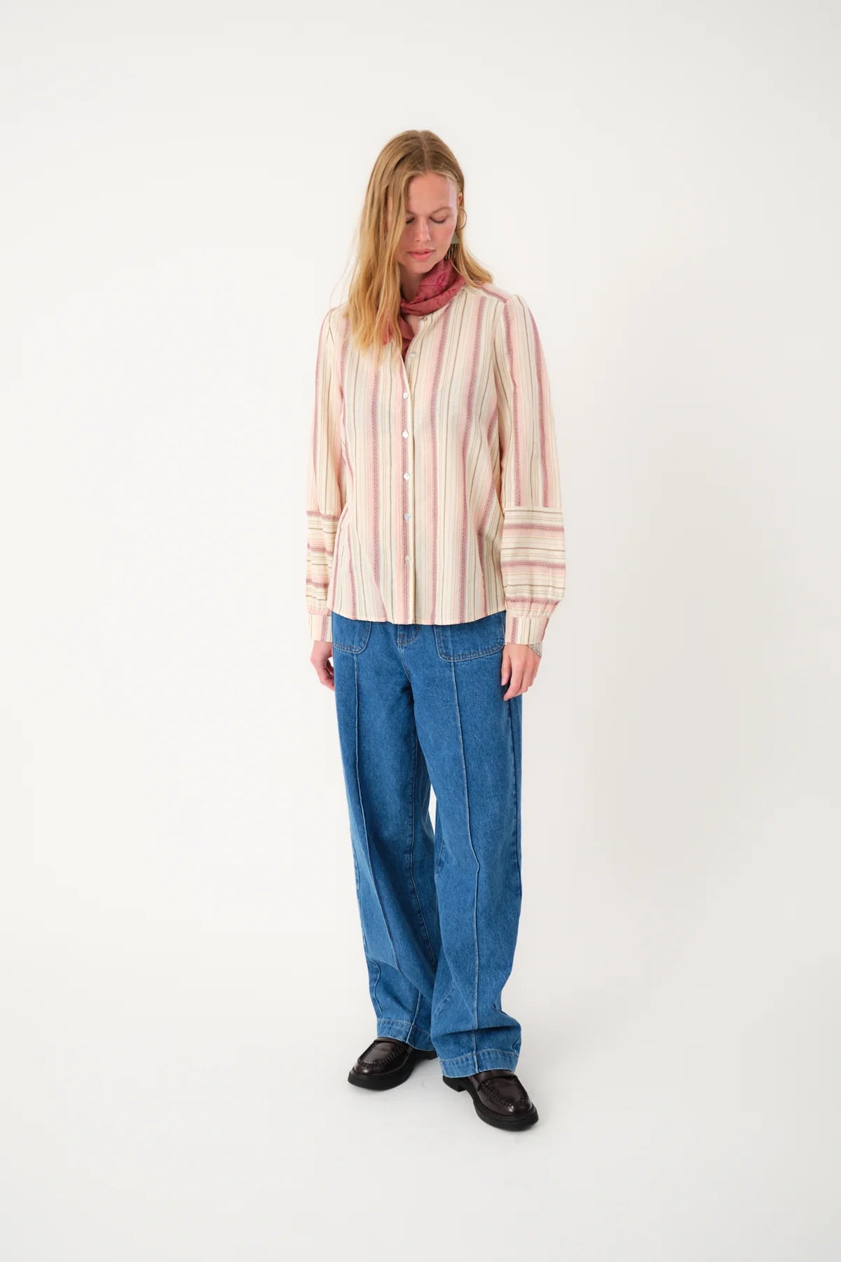 LINA SHIRT - DUSTY ROSE