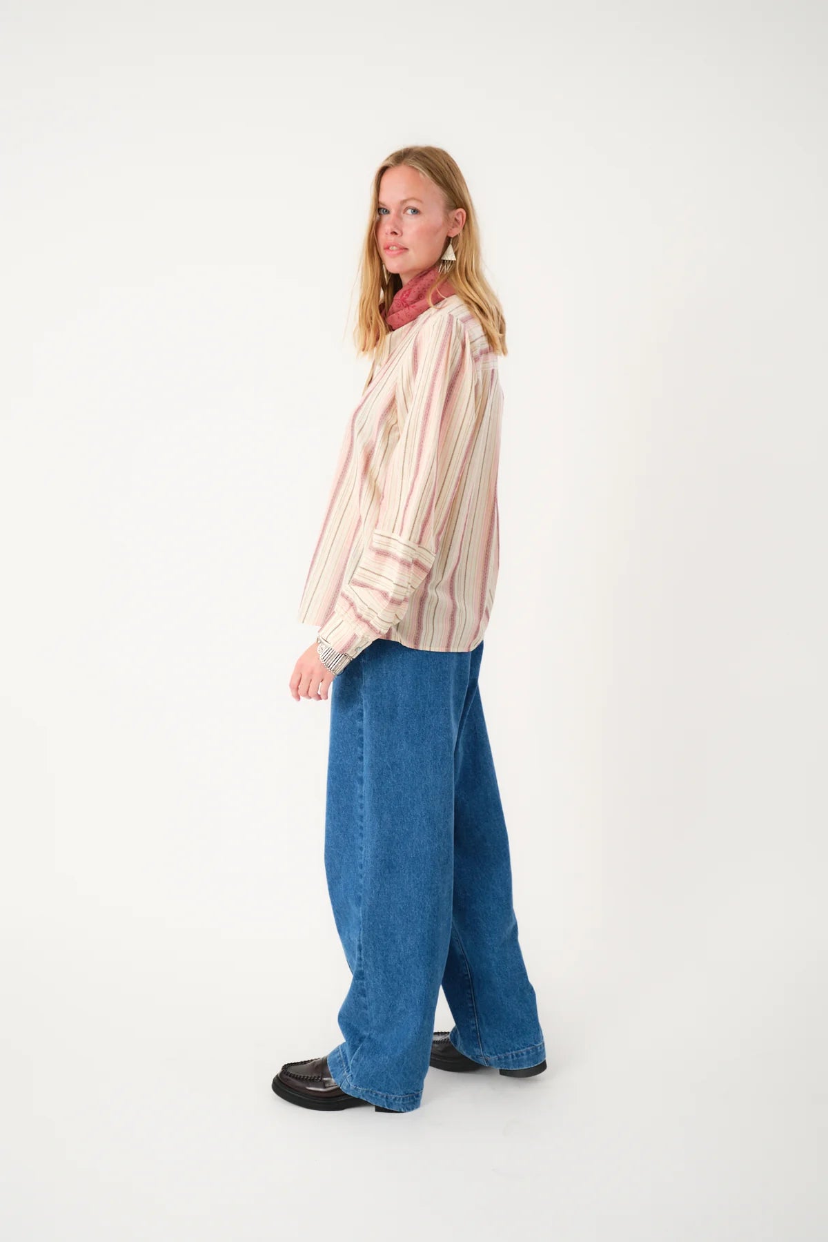 LINA SHIRT - DUSTY ROSE