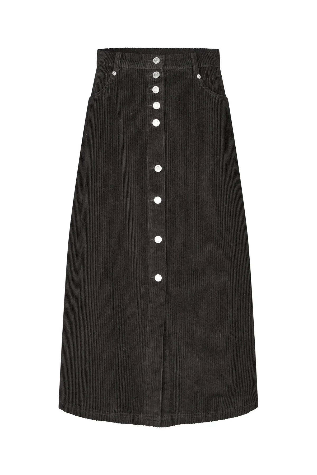 UNA MAXI SKIRT - DARK MOKKA