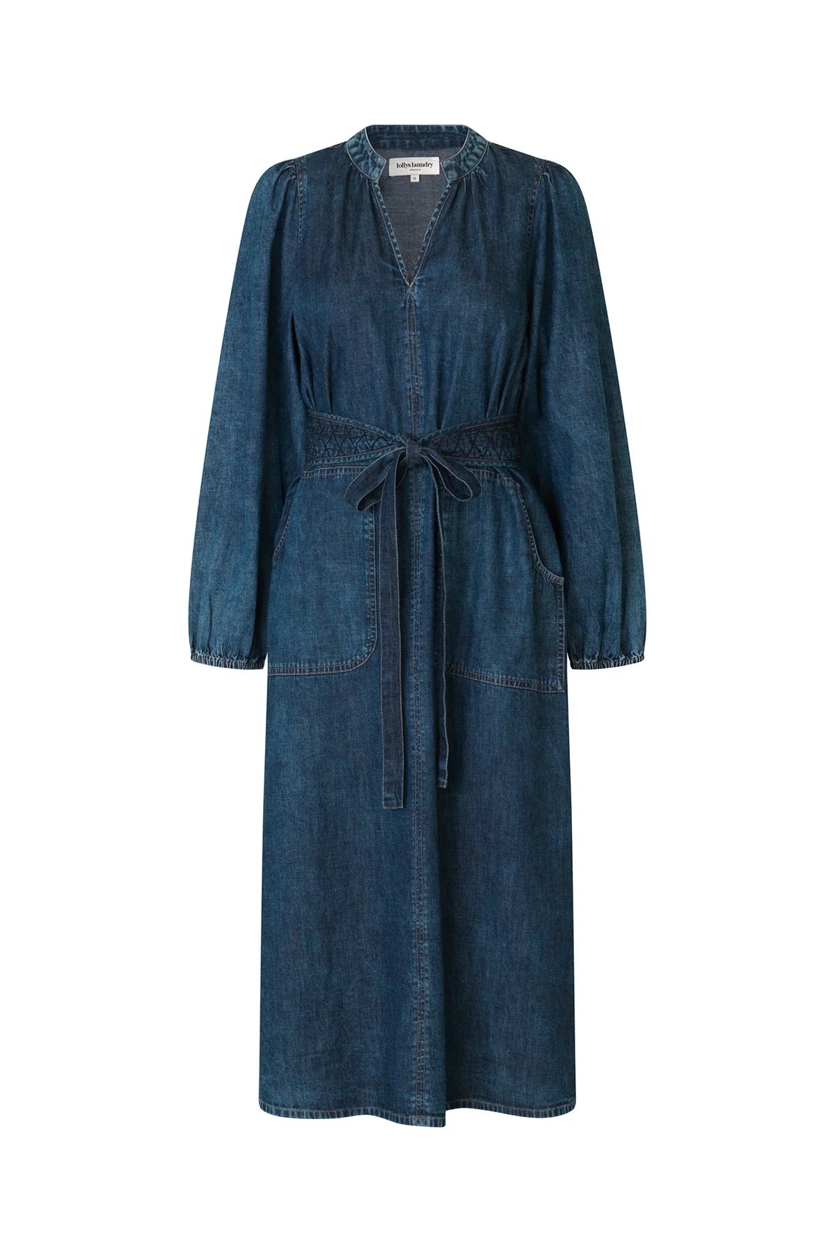 PARIS MIDI DRESS - BLUE