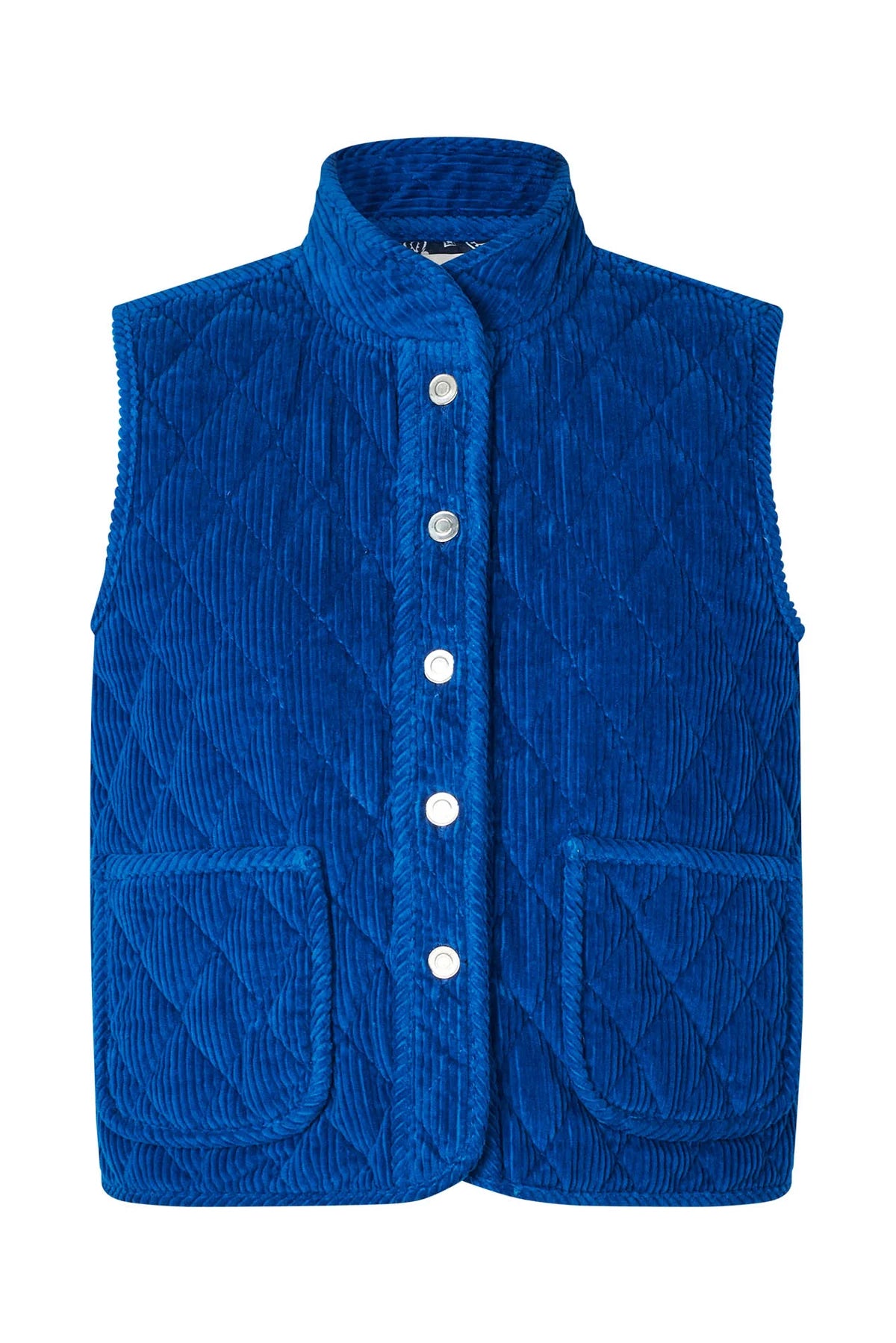CAIRO QUILTED VEST - BLUE