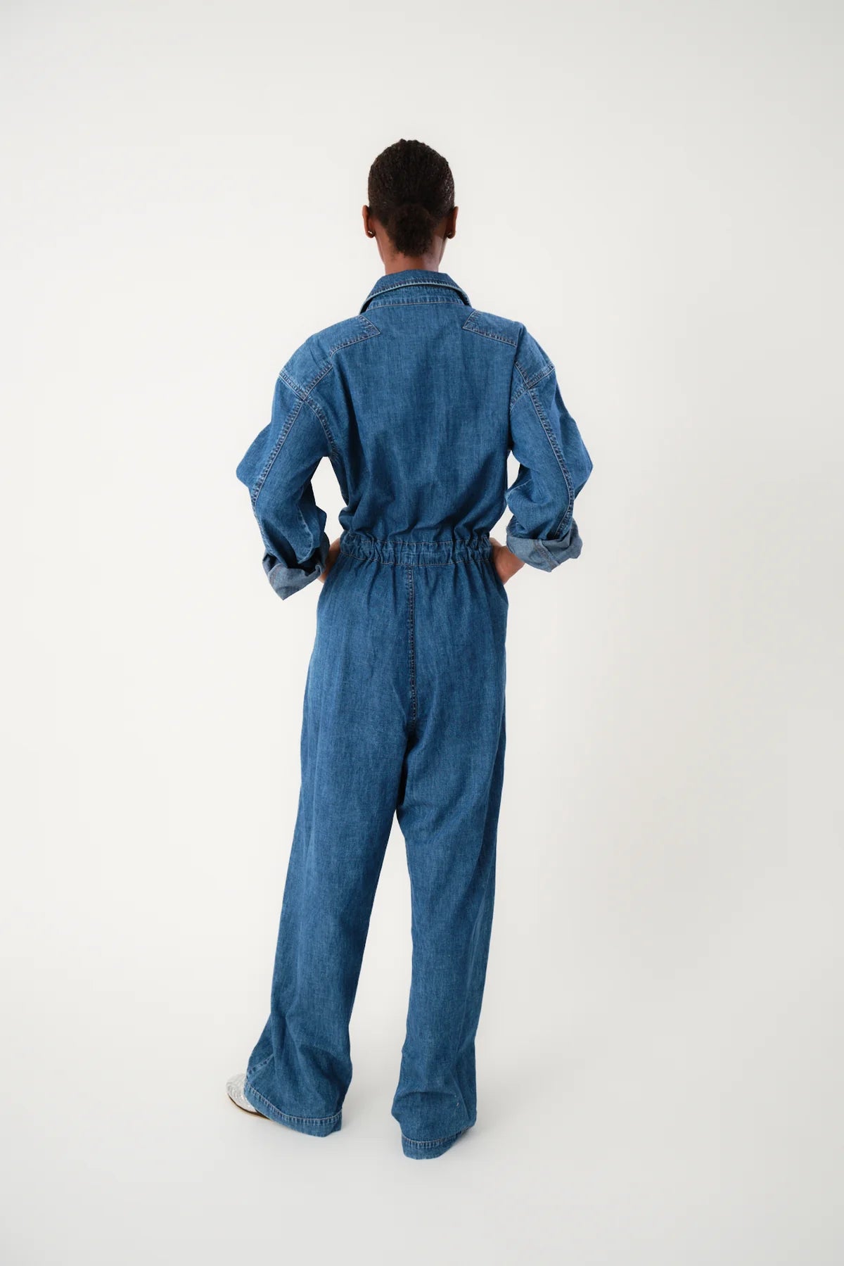 CAMDEN JUMPSUIT - WASHED DENIM