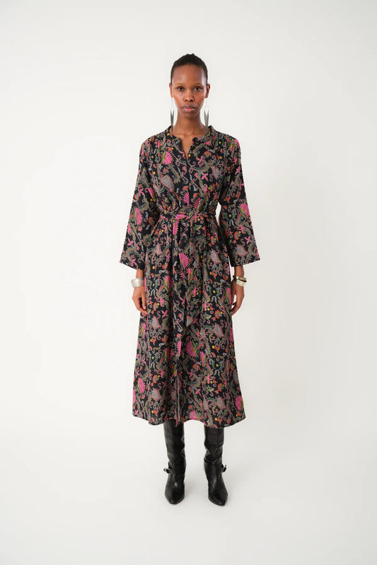 HARPER MAXI DRESS - FLOWER PRINT