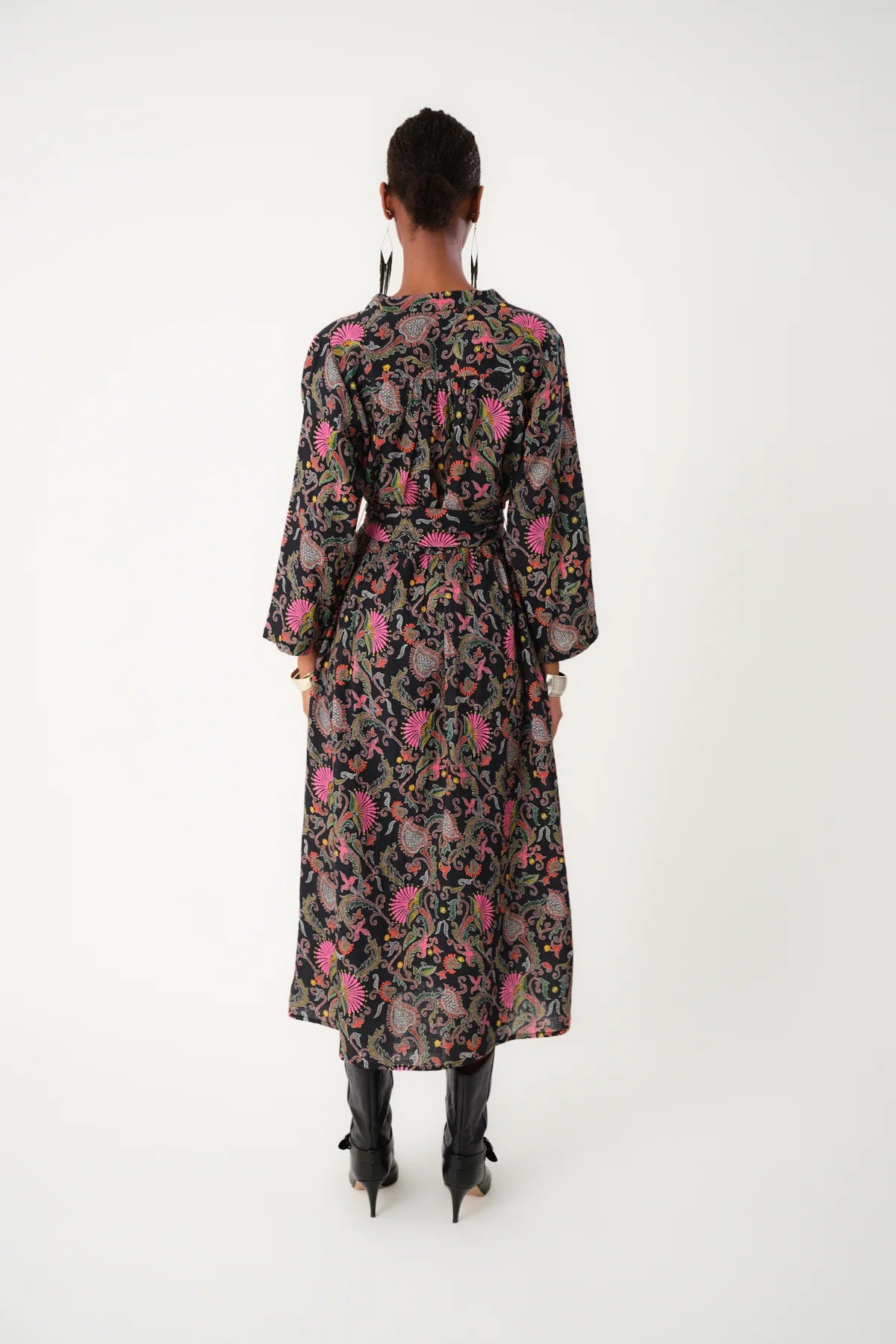 HARPER MAXI DRESS - FLOWER PRINT