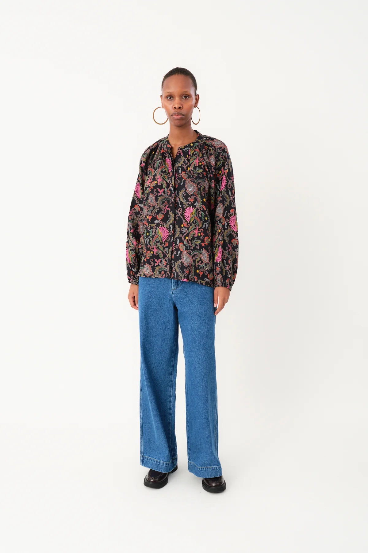 HAILEY SHIRT - FLOWER PRINT