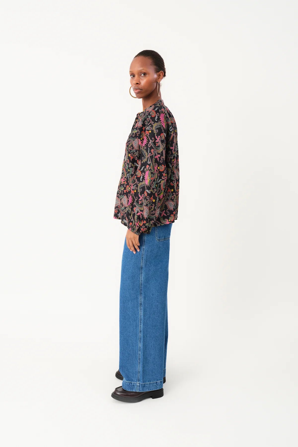 HAILEY SHIRT - FLOWER PRINT