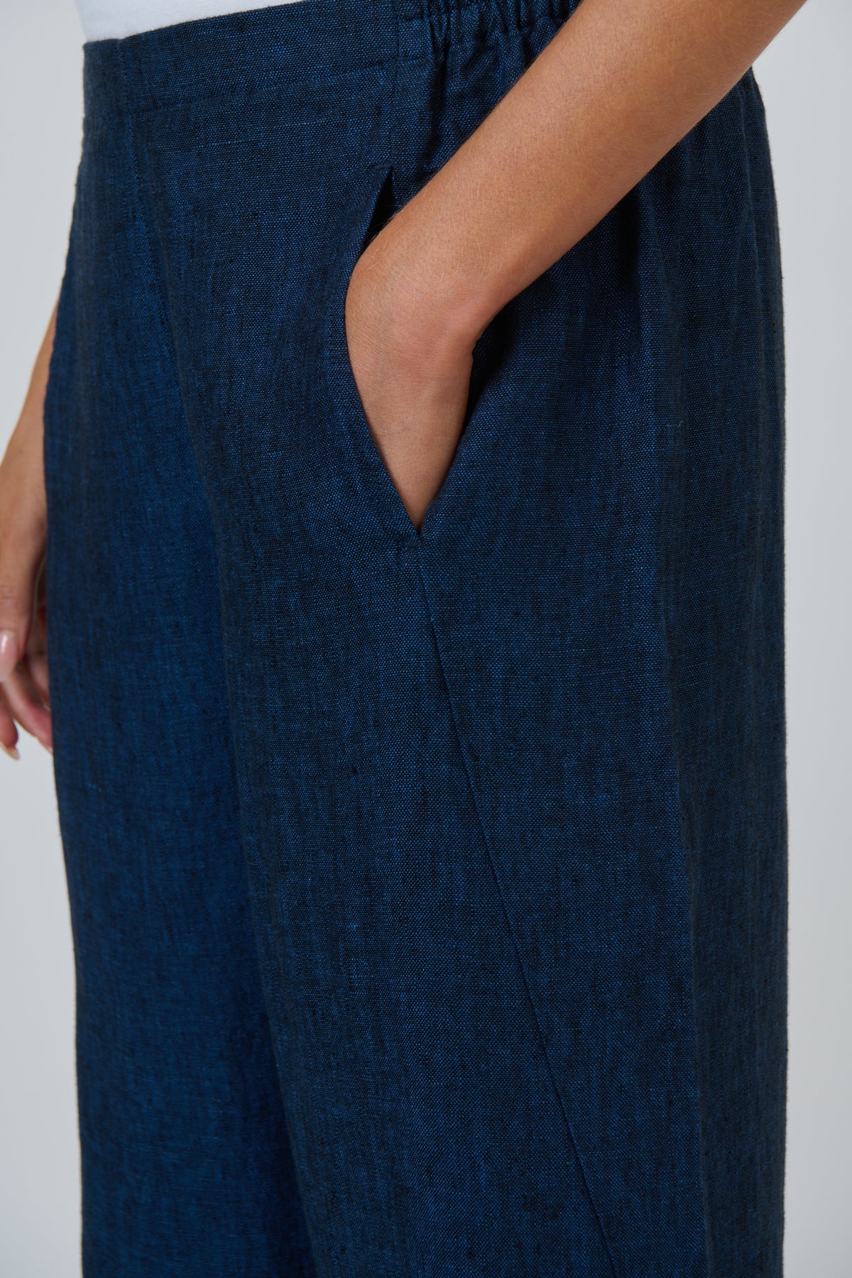 LINEN PANT - BLUE ECLIPSE