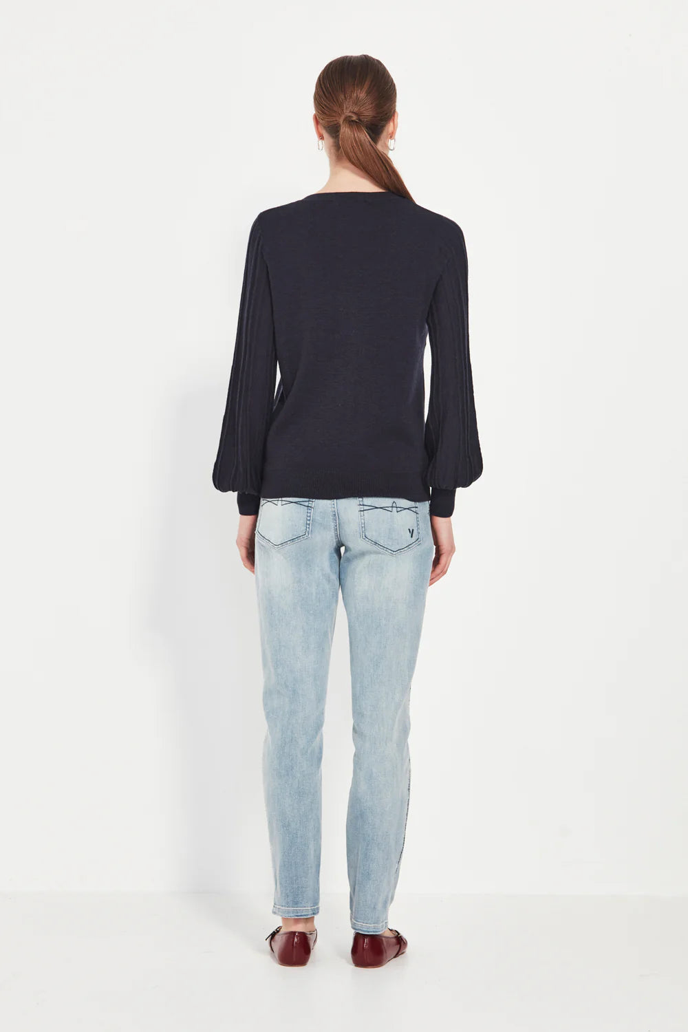 NINA SWEATER - INK MARLE