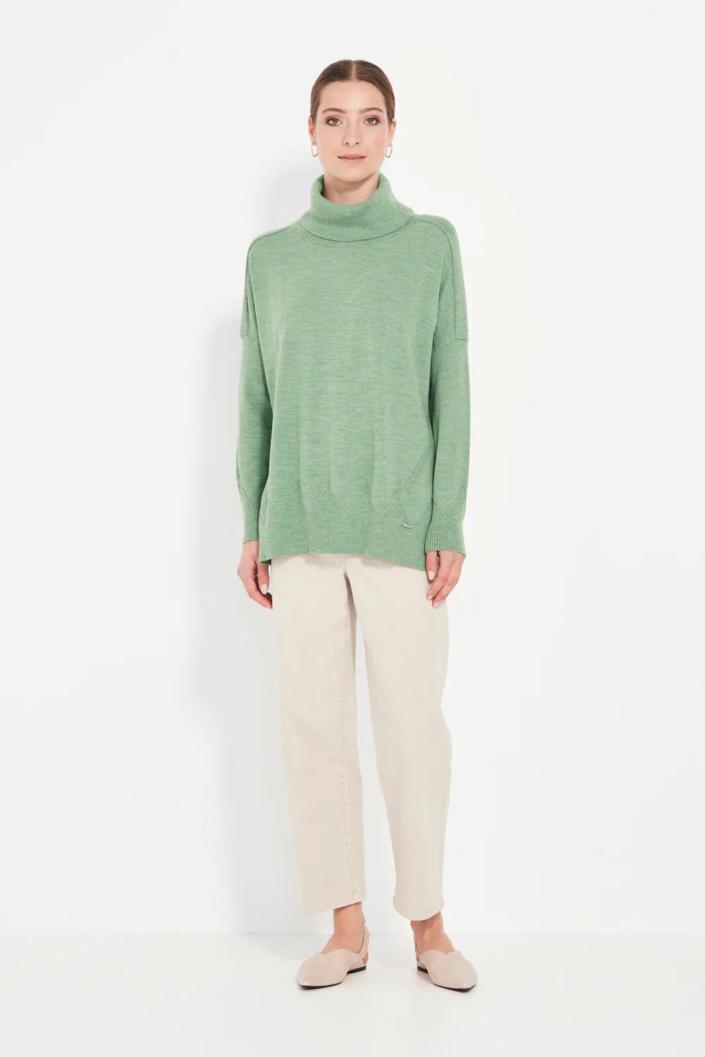 GABY SWEATER - PISTACHIO