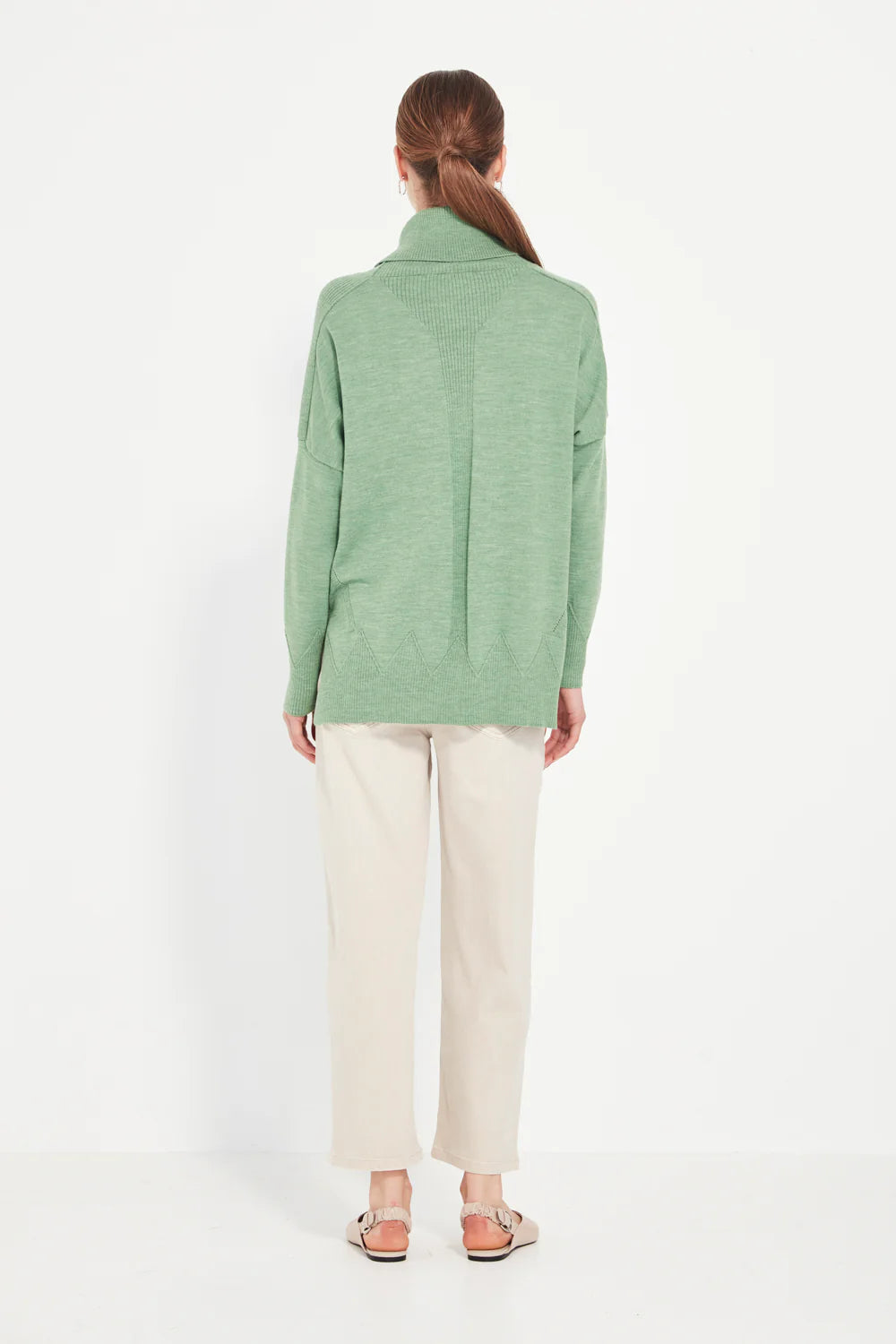 GABY SWEATER - PISTACHIO