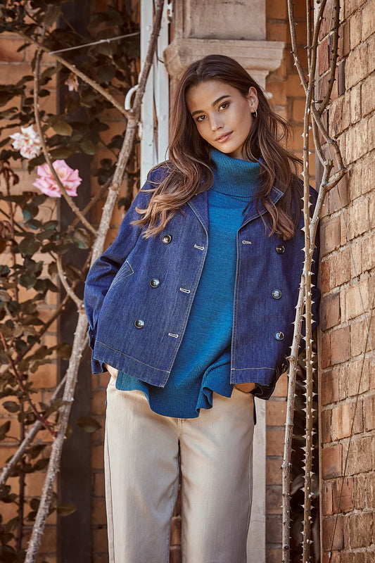 CADE JACKET - DARK DENIM