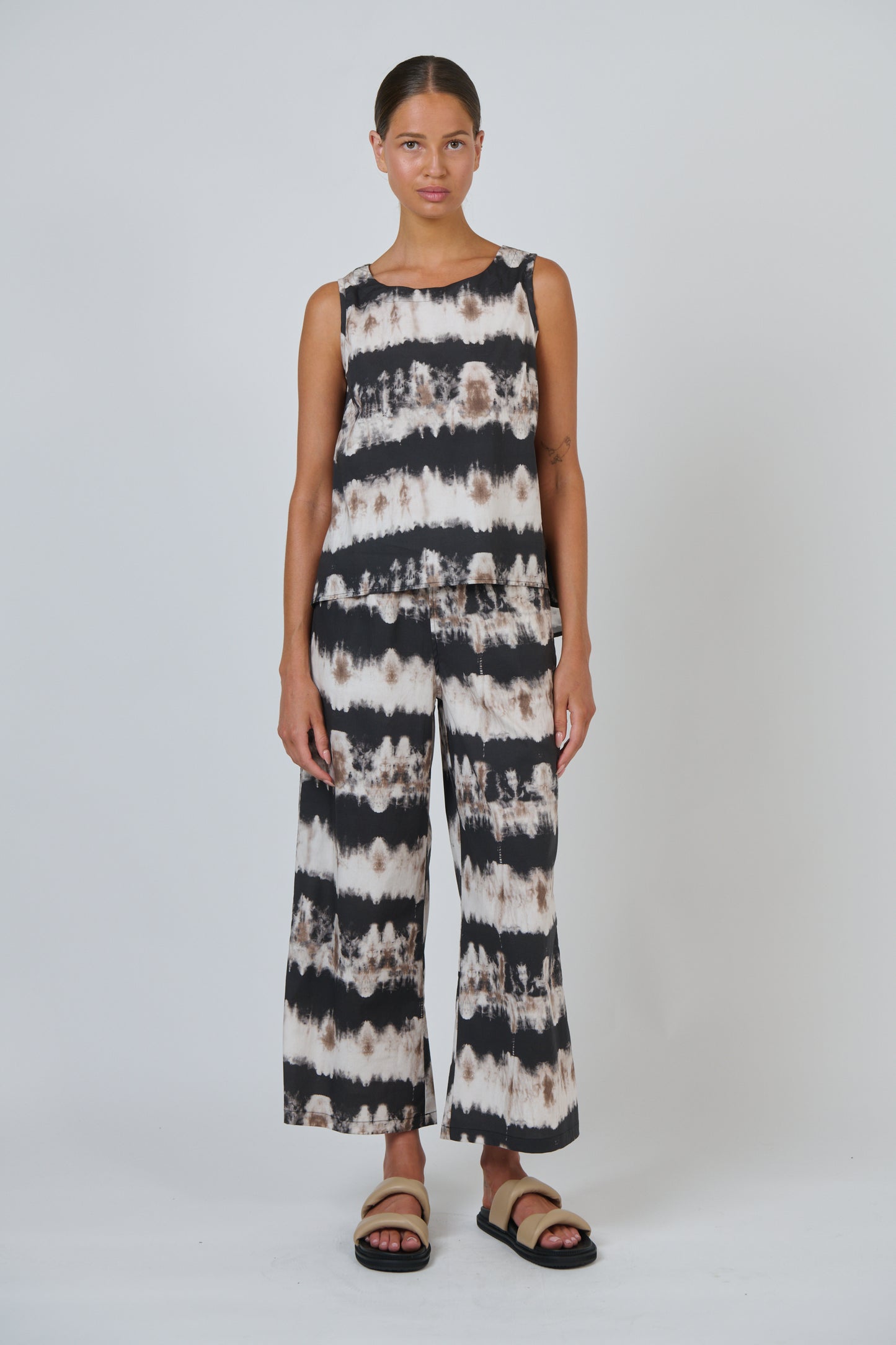 COTTON POPLIN PANTS - ERUPTION