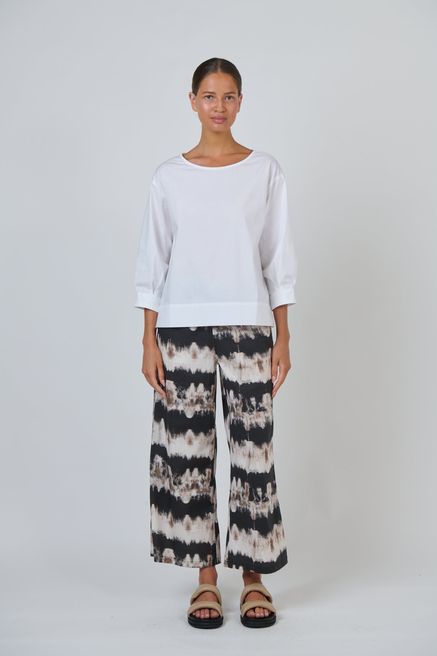 COTTON POPLIN PANTS - ERUPTION