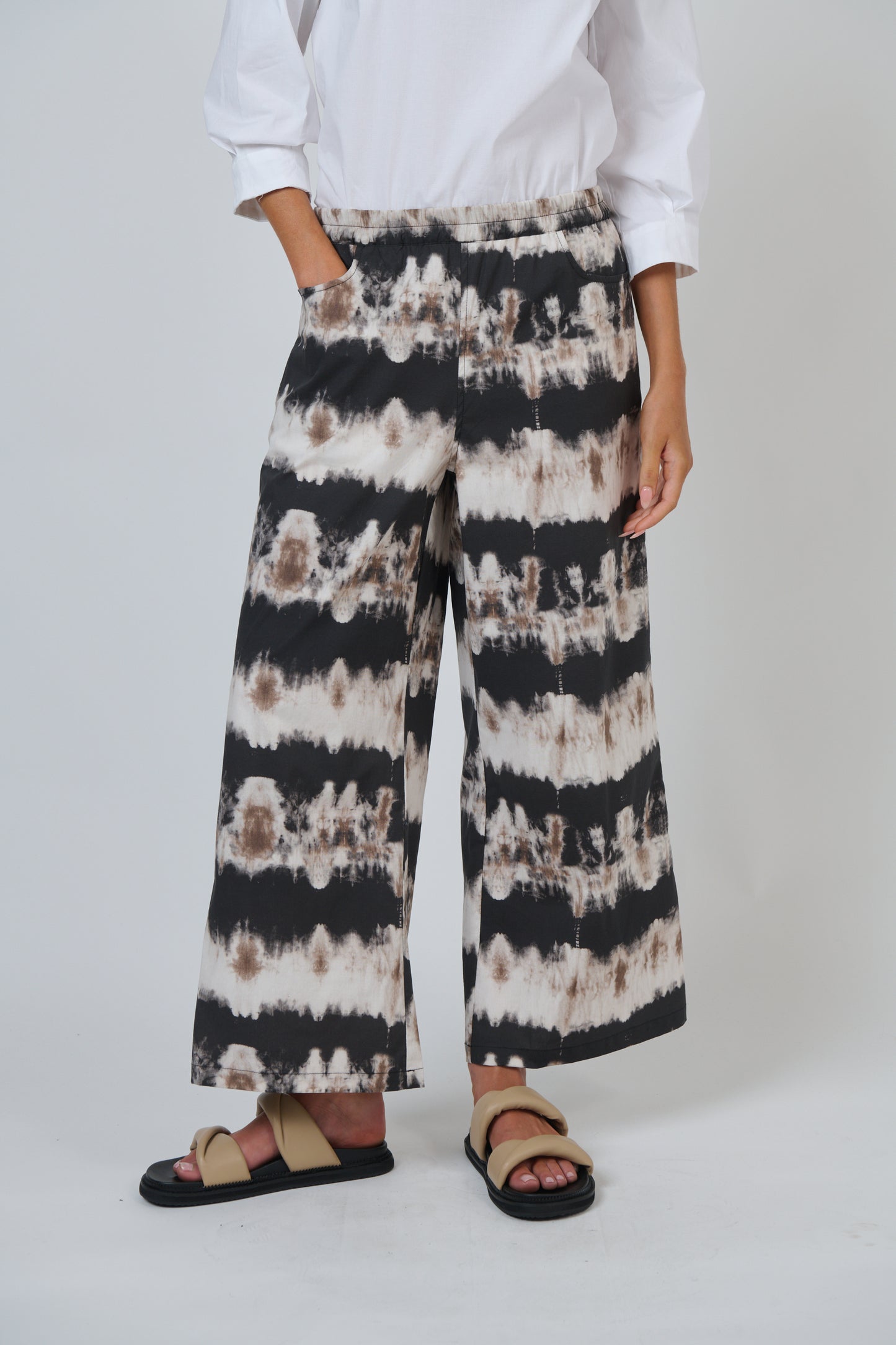 COTTON POPLIN PANTS - ERUPTION