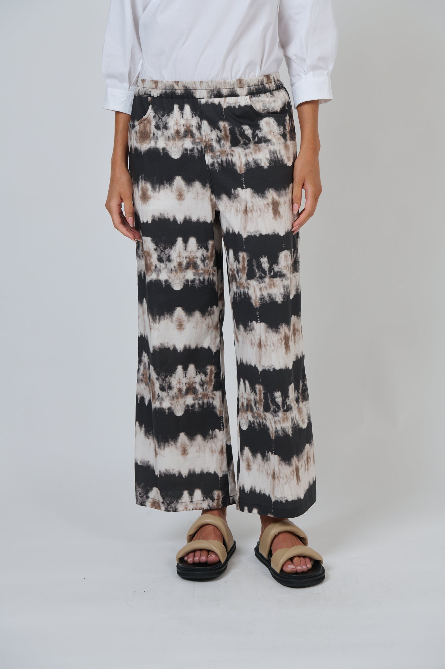COTTON POPLIN PANTS - ERUPTION