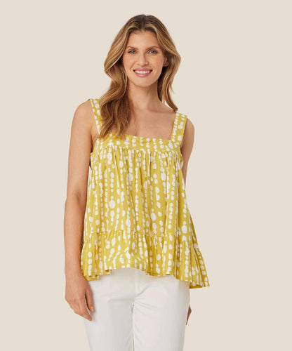 DANAS TOP - OIL YELLOW