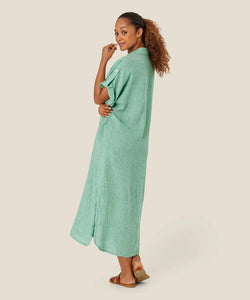 ORSOLA DRESS - GREEN SPRUCE