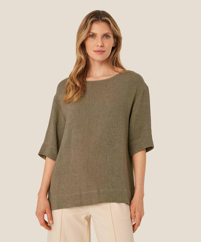 DALEYZA TOP - DUSKY GREEN