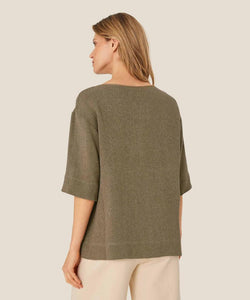 DALEYZA TOP - DUSKY GREEN