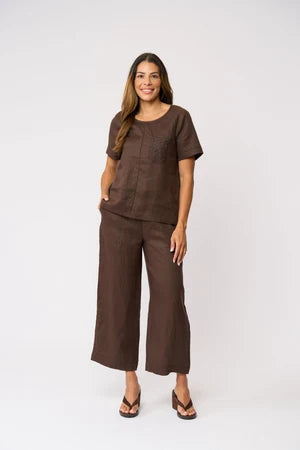 TOP RANK PANT - COCOA