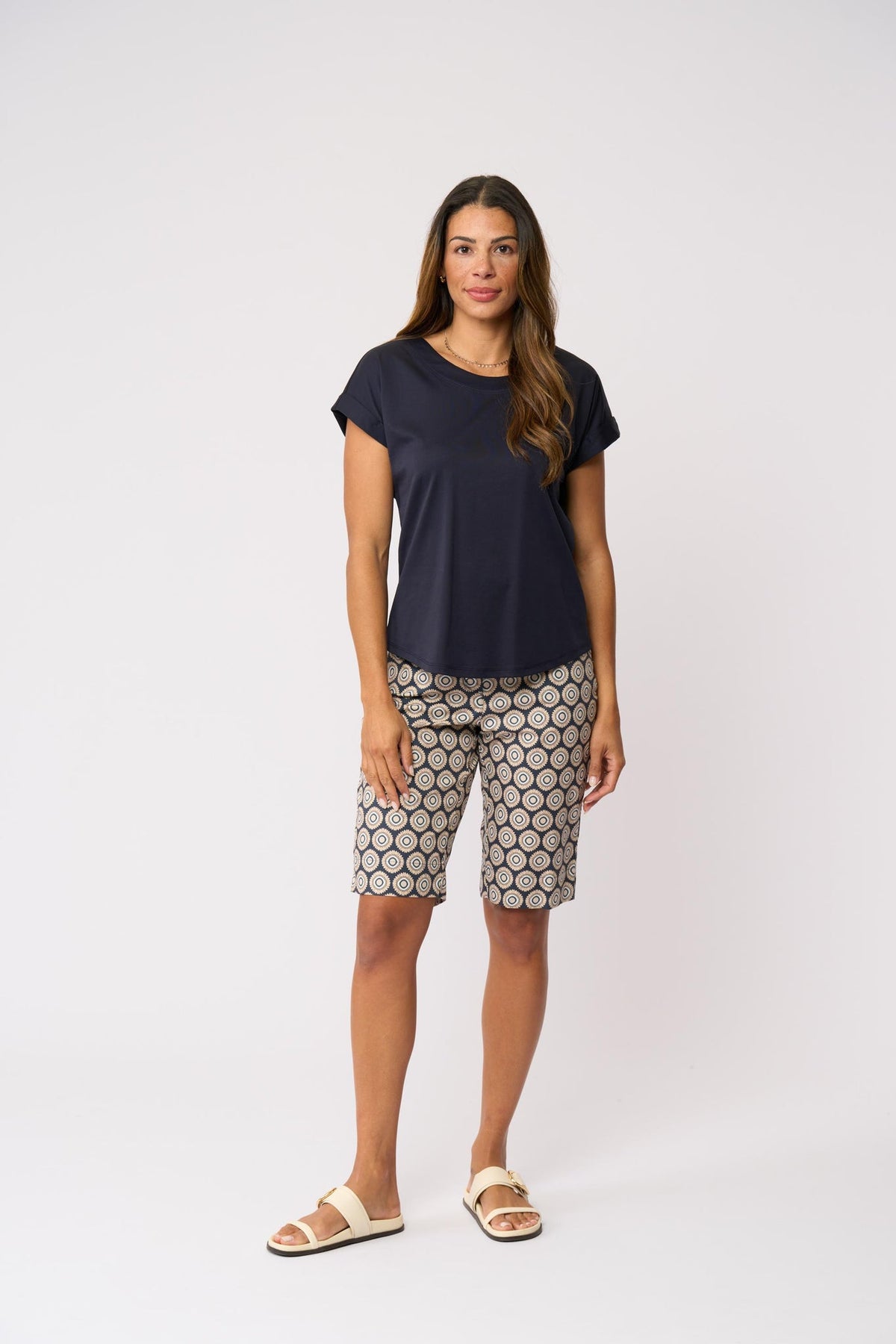 CLEAN QUEEN TOP - TRUE NAVY
