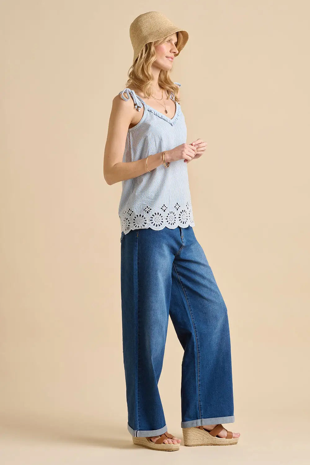 FOSSIL CAMI - BLUE