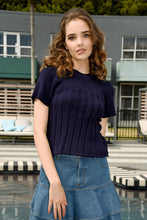 Load image into Gallery viewer, ONE KNIT WONDER TOP - NAVY