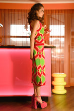 Load image into Gallery viewer, GLOW GETTER SKIRT - PINK &amp; LIME